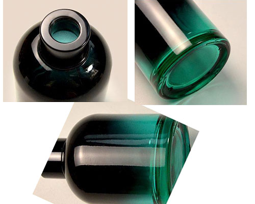 Gradient Green Glass Diffuser Bottle