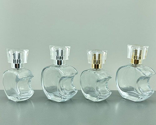 Clear Apple Perfume Bottles