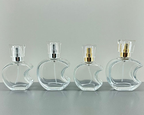 Clear Apple Perfume Glass Bottles