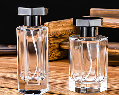 Transparent Hexagon Perfume Bottle