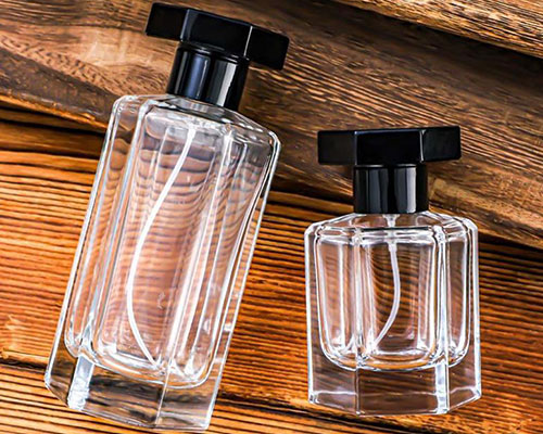 Transparent Hexagon Perfume Bottles