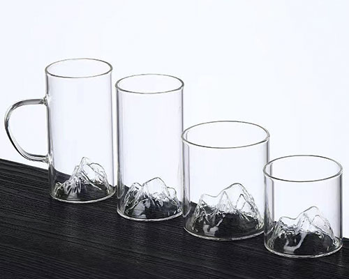 Bulk Clear Mountain Glass Cups