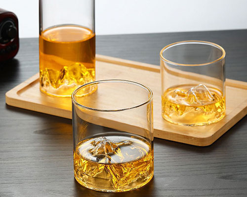 Clear Mountain Glass Cups