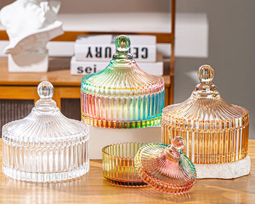 Decorative Glass Jars With Lids
