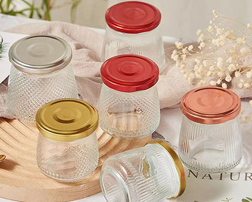 Empty Glass Jars for Honey Storage