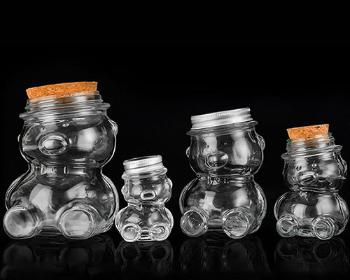 Glass Bear Jars Wholesale