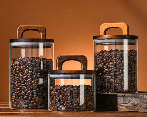 Large Glass Coffee Jars With Lids