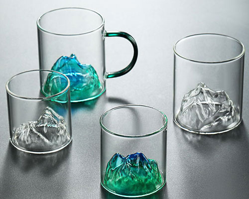 Mountain Glass Beer Cups