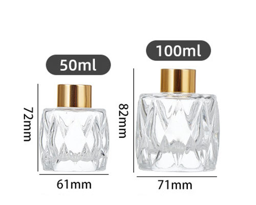 50ml 100ml Reed Diffuser Glass Bottles