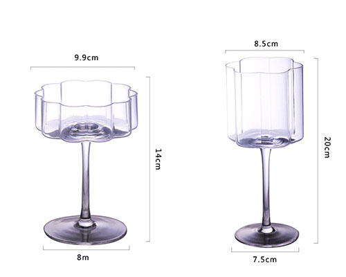 Clear Cocktail Cups