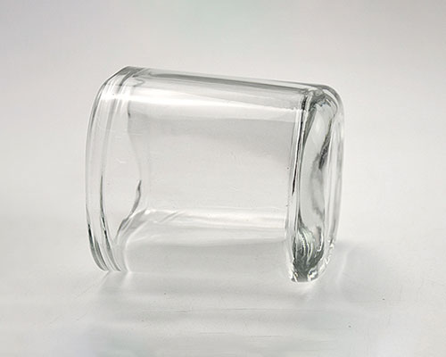 Clear Glass Candle Jar