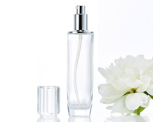 Clear Glass Lotion Bottle
