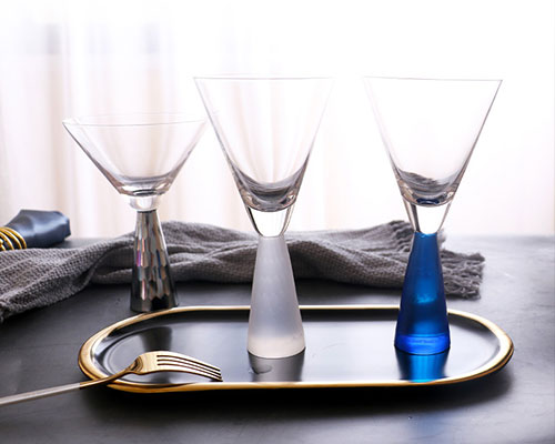 Color Stem Wine Glass Goblets