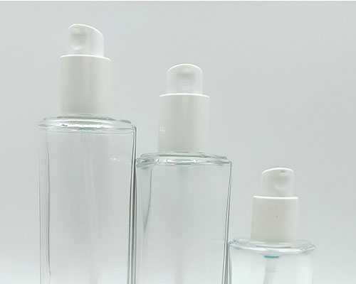Cosmetic Glass Pump Bottles