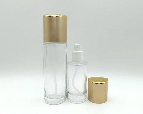 Gold Cosmetic Bottle