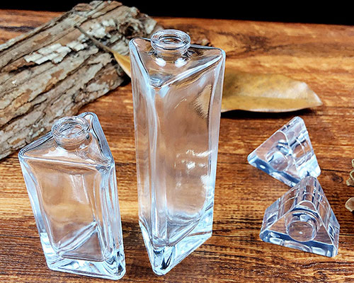 Triangular Transparent Perfume Bottles