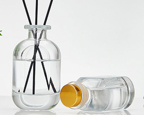 Clear Glass Diffuser Bottles with Stoppers